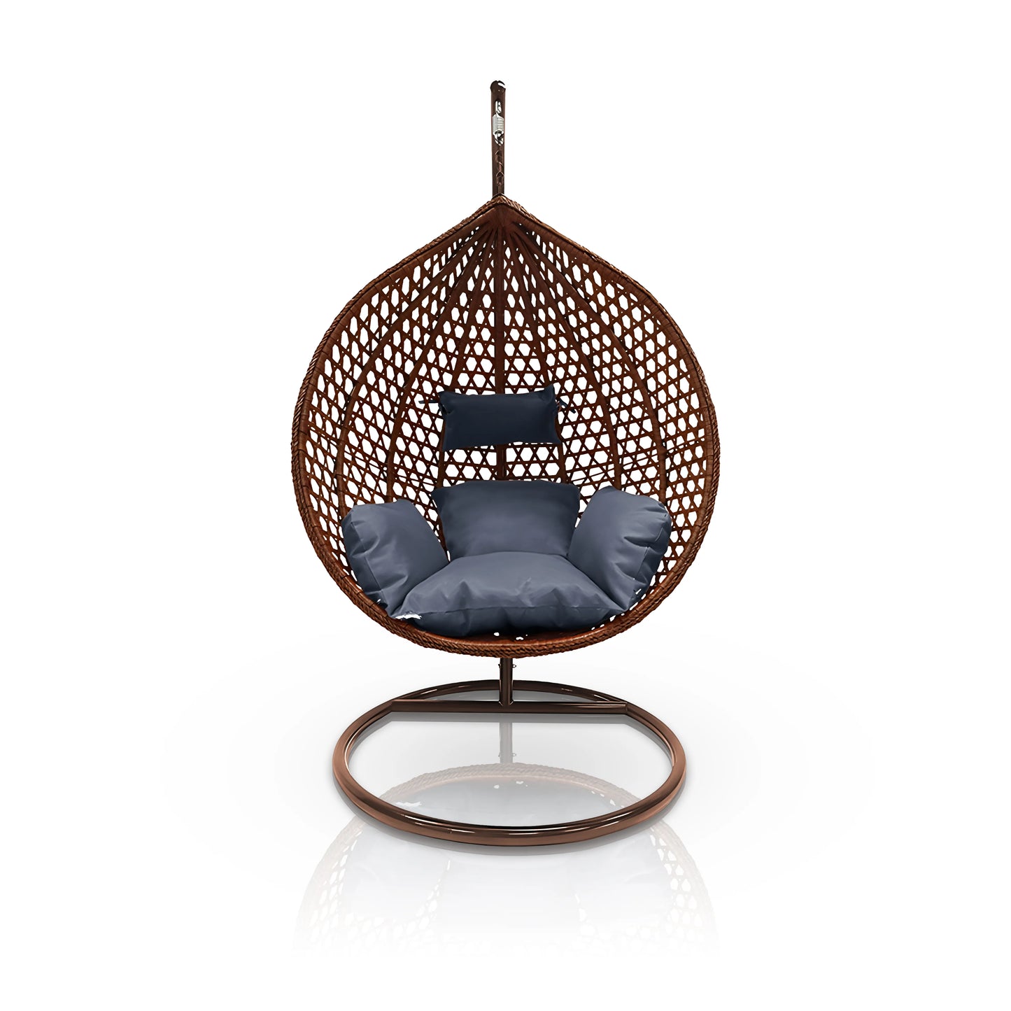 Moroccan Outdoor Swing Chair - Brown