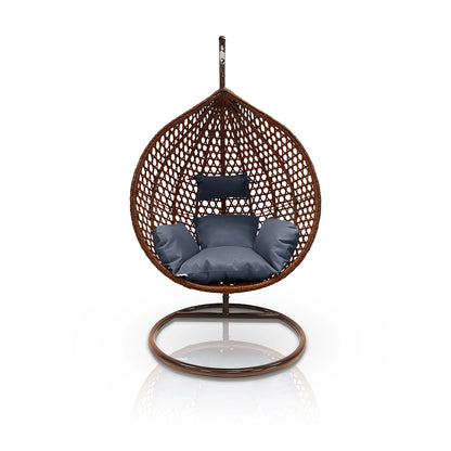 Moroccan Outdoor Swing Chair - Brown