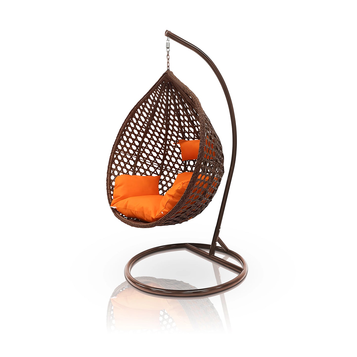 Moroccan Outdoor Swing Chair - Brown
