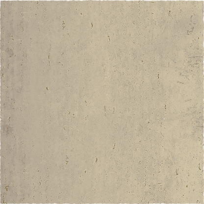 The Landmark Decor Travertine Stone Sheet - Beige features a light beige textured surface with subtle speckles and irregular markings, delivering a natural stone look similar to premium stone veneer or flexible stone sheets.