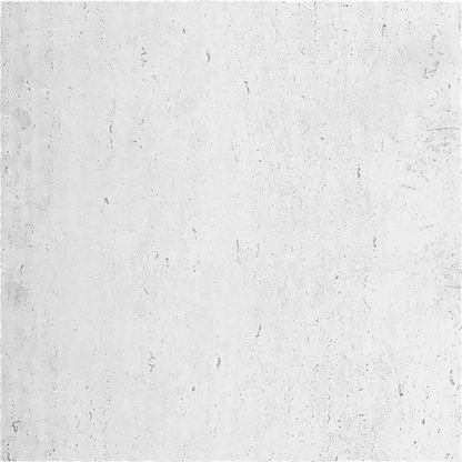 The Landmark Decor Travertine Stone Sheet - White features a light gray, subtly textured surface with small speckles, capturing the classic appeal of natural stone.